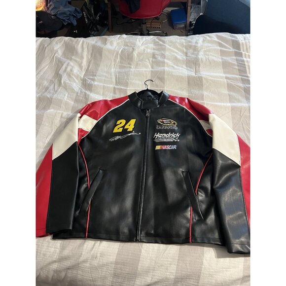 Nascar Jeff Gordon #24 DuPont Wilson Leather Jacket Mens XXL Excellent Condition - Picture 3 of 10